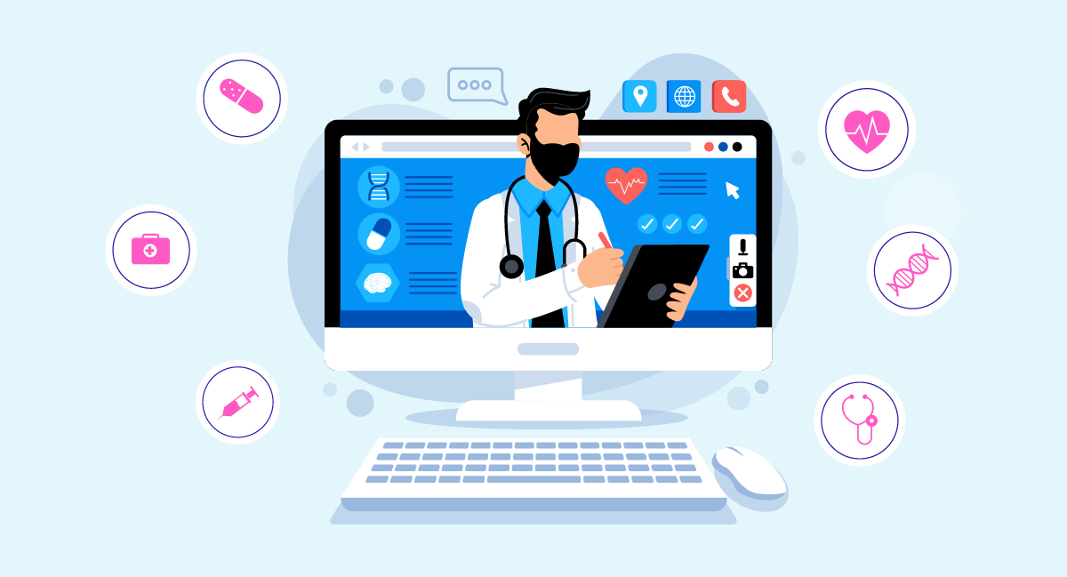 Hospital CRM interface